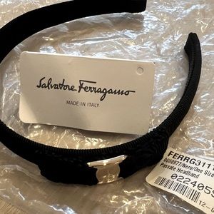 Ferragamo black Passate Headband